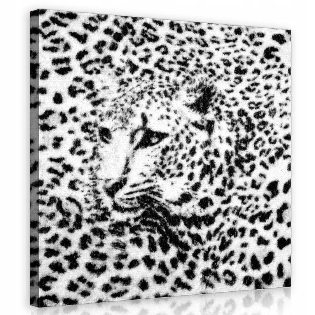 Obraz 80x80 Velký kocour leopard jaguár skvrnitý dravec divočina portrét