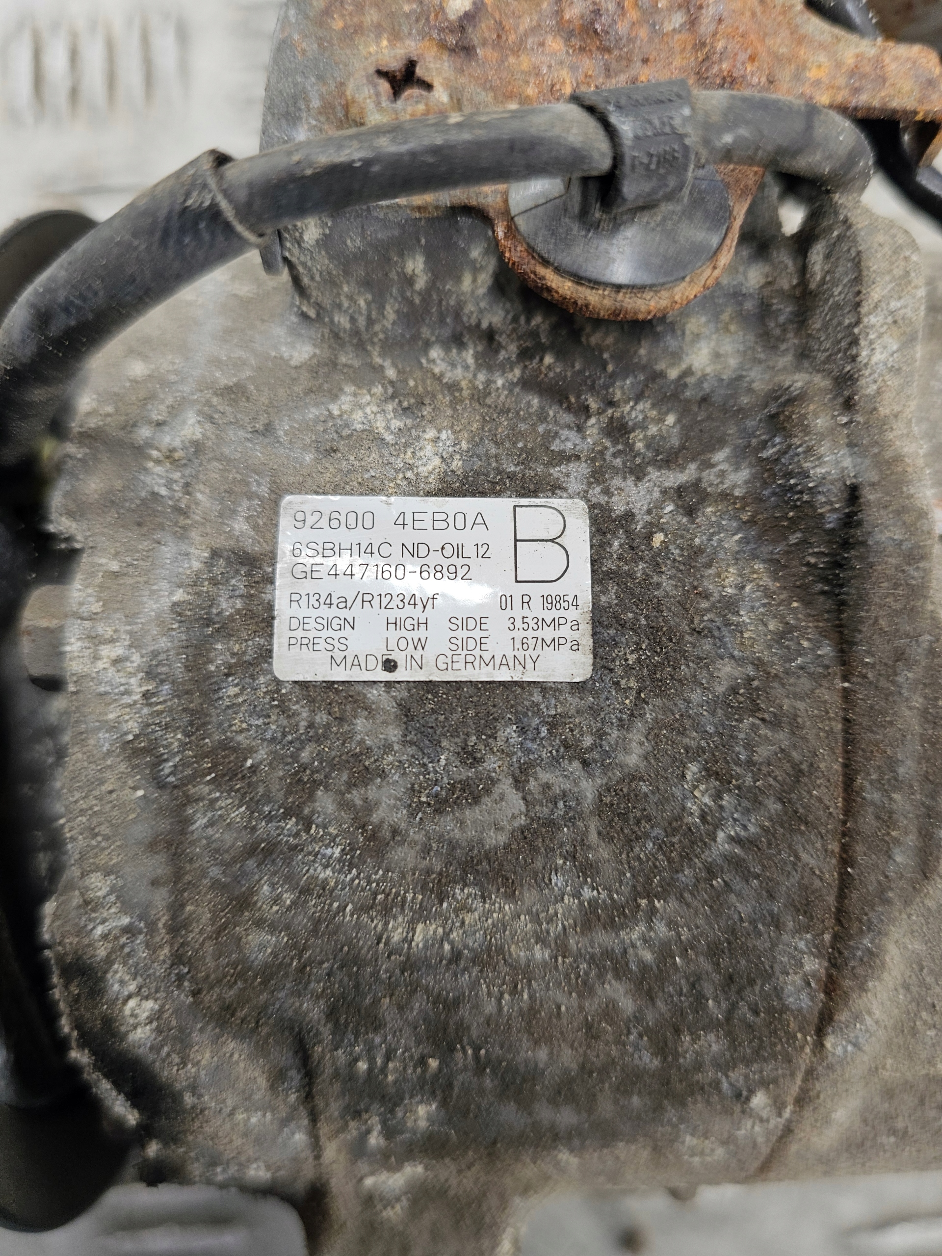 926004EB0A Klimakompressor klimaanlage RENAULT KADJAR 926004EB0A