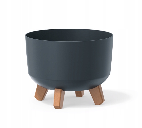 

Doniczka Donica Gracia Na Nóżkach 24cm 5L Antracyt