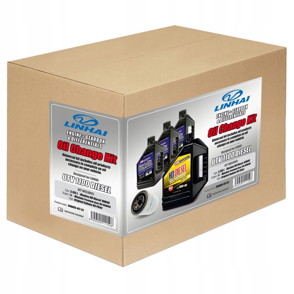 Súprava na kompletnú výmenu olejov Linhai Utv 1100 Diesel CHANGE-KIT-32