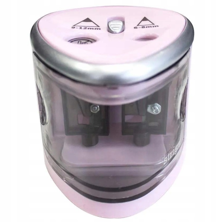 TEMPERÓWKA ELEKTRYCZNA PODWÓJNA STRIGO 6-8/9-12 mm RÓŻOWA Kod producenta SSC345