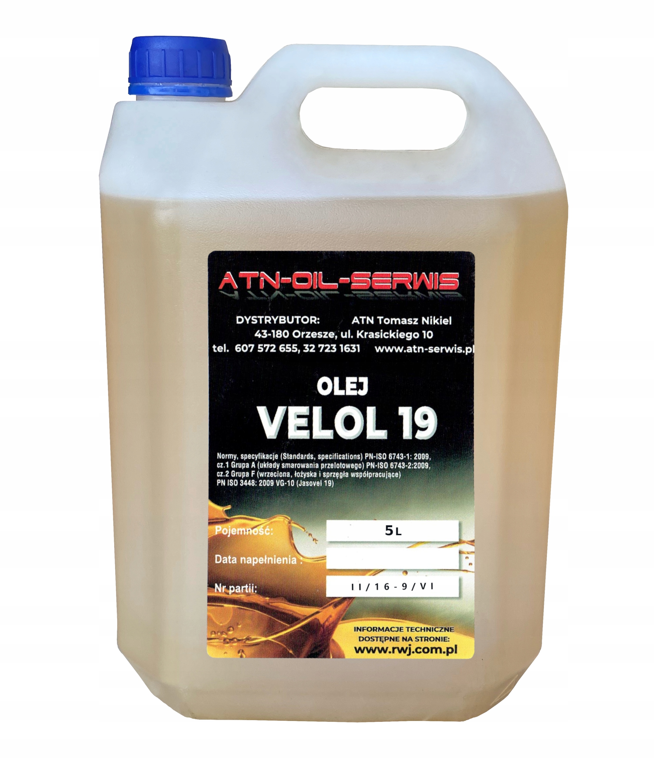 

Olej Maszynowy Velol 19 5L Jak Mobil Velocite No 6