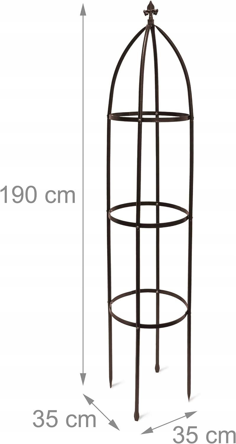 KRATKA PODPORA DLA ROŚLIN ŁUK DO OGRODU DEKORACJA NA KWIATY DO DOMU 190CM Marka inna