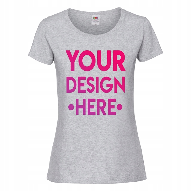 

T-Shirt Koszulka damska z własnym nadrukiem Dtg S