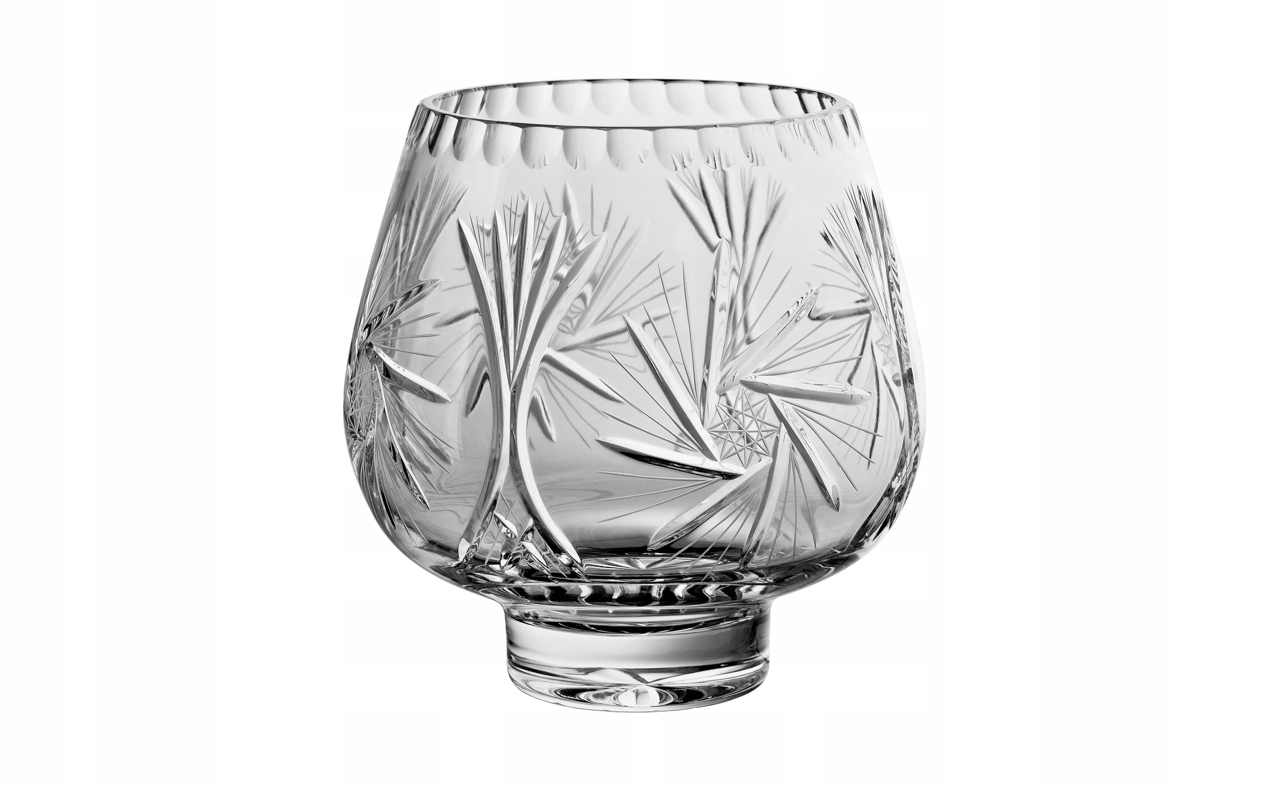 Váza krištáľová 20 cm nízka 1232-247