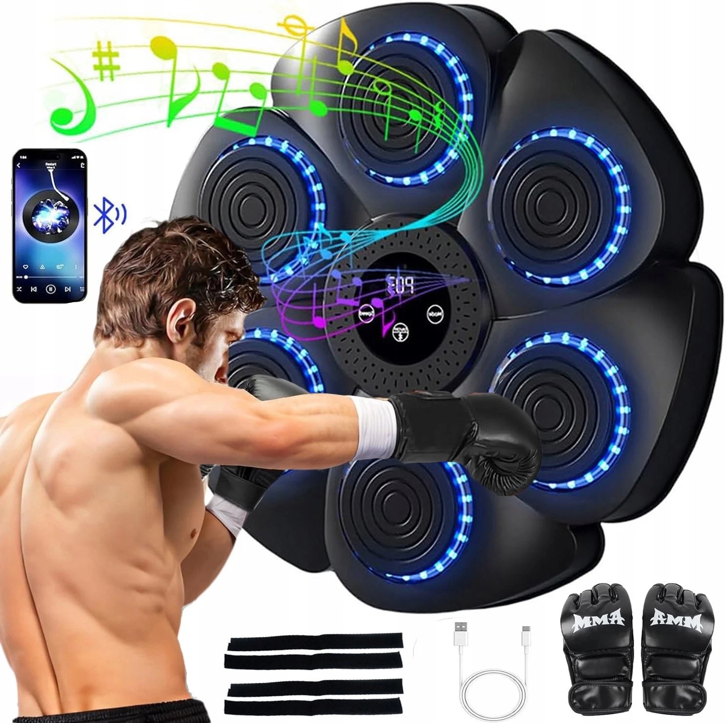 Boxovací Stroj S Bluetooth 18 Rychlostí, Materiál Tlumící Nárazy