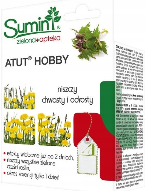 

Oprysk na Mlecz chwasty odrosty Atut Hobby 250 ml