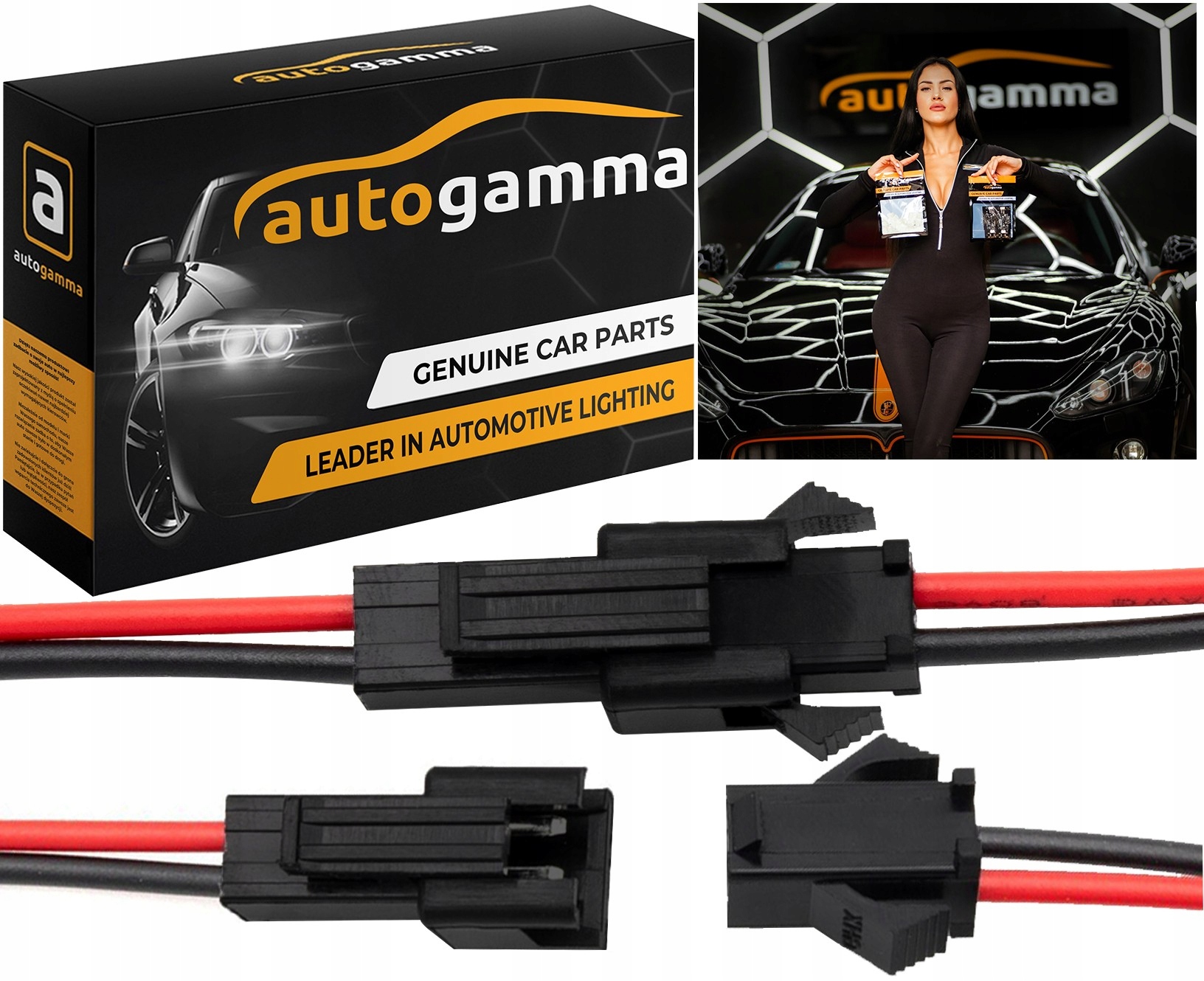 Złączka złącze taśma LED wtyczka + gniazdo JST SM 2PIN komplet - Wytrzymała