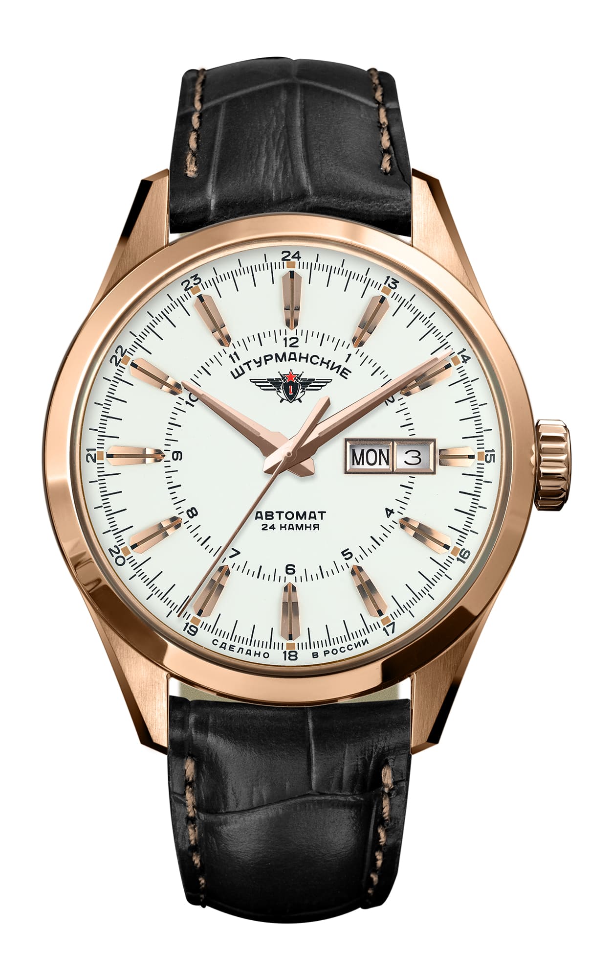 Hodinky Sturmanskie Open Space NH36-1899773 zlaté Limitované