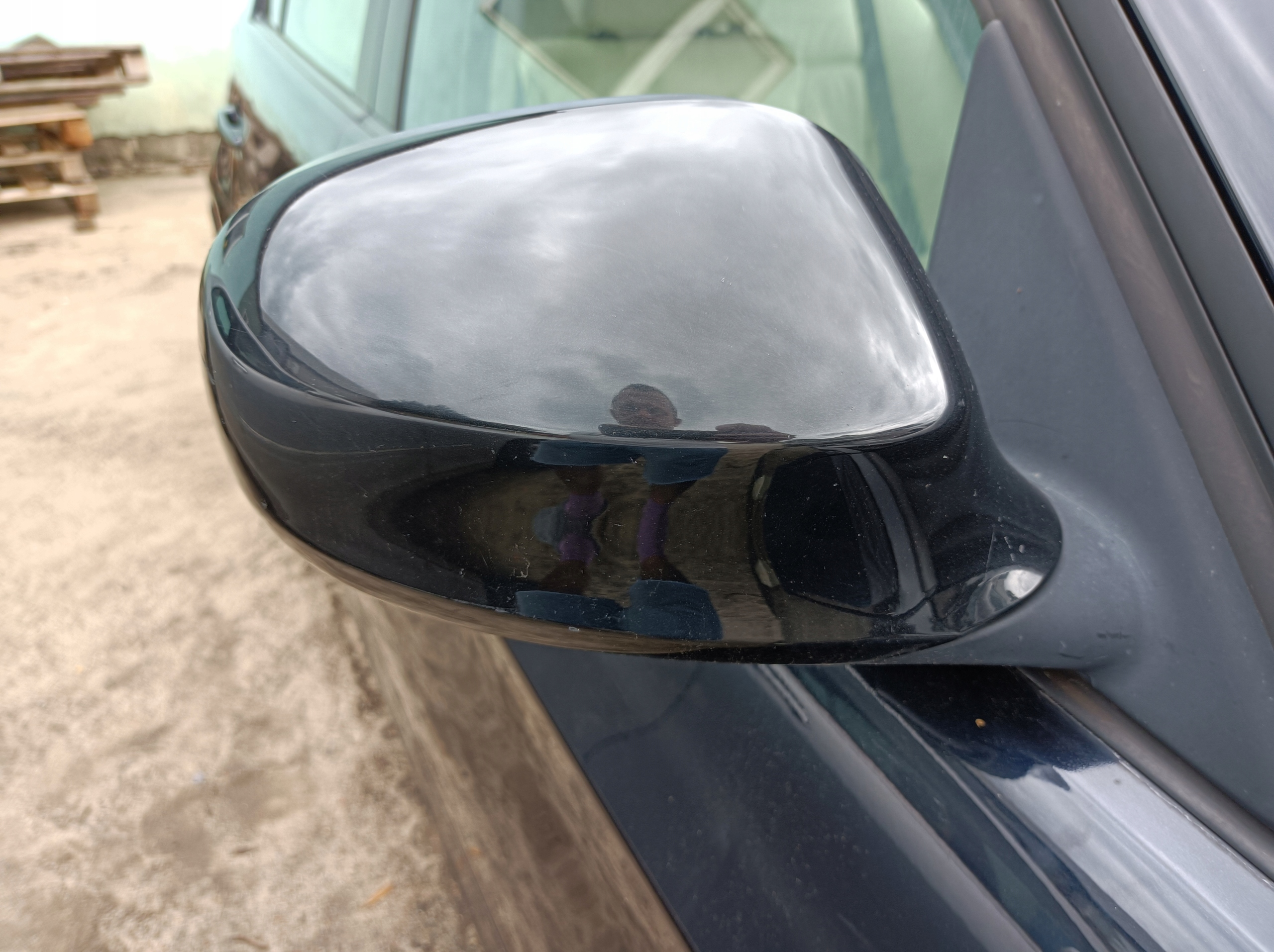 SPECCHIETTO RETROVISORE Destro BMW E90 E91 CARBON SCHWARZ 416 UK