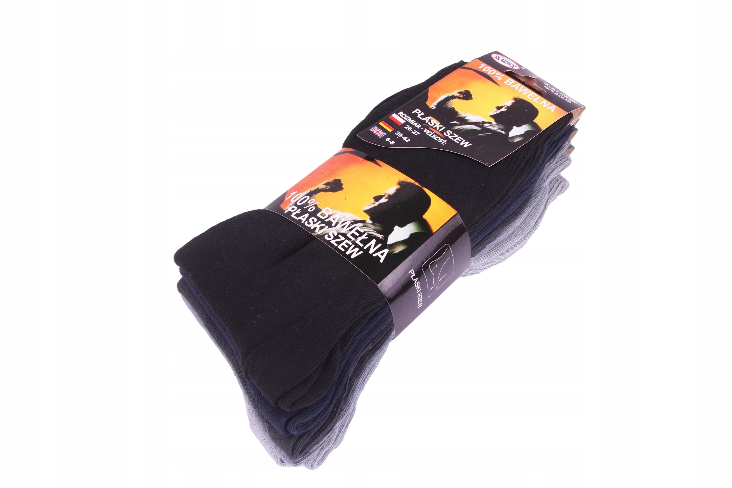 6x SKARPETY MĘSKIE GARNITUROWE 100% BAWEŁNY 39-42 Marka inna