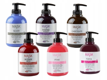 DESIGN LOOK maska do włosów COLOR MASK Fuksja 300 Stan opakowania oryginalne