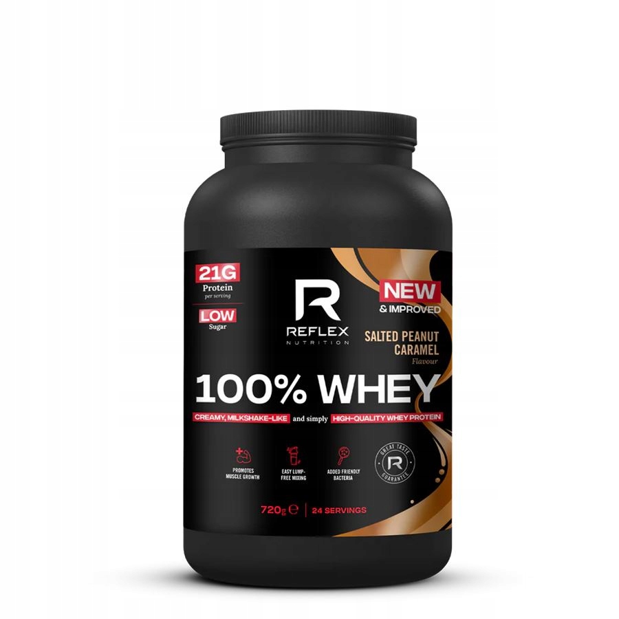 100% Whey Protein 720g salted peanut caramel