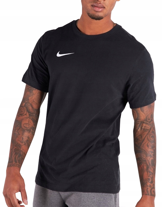 NIKE KOSZULKA T-shirt BAWEŁNA MĘSKA M CZARNA