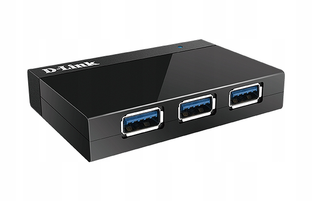 Nový Usb Hub D-link 4xUSB 3.0 1xUSB Micro-b Windows Mac Linux DUB-1340
