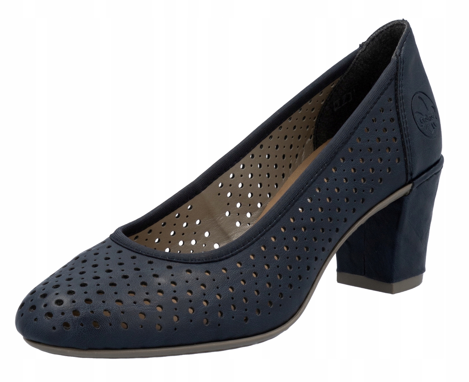 Rieker 41057-14 vel.39 modré polobotky