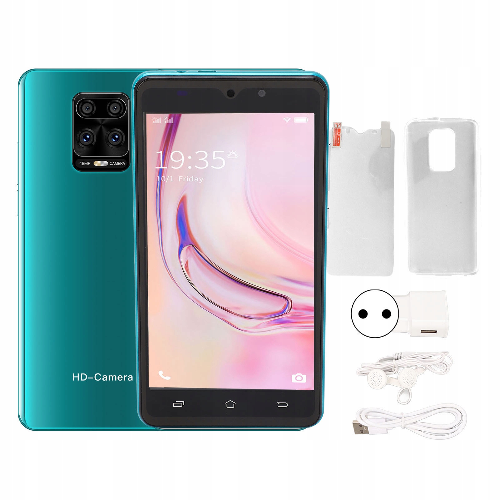 Dual SIM Telefone, 3G odblokowany smartfon 5.72 cale rozpoznawanie twarzy d