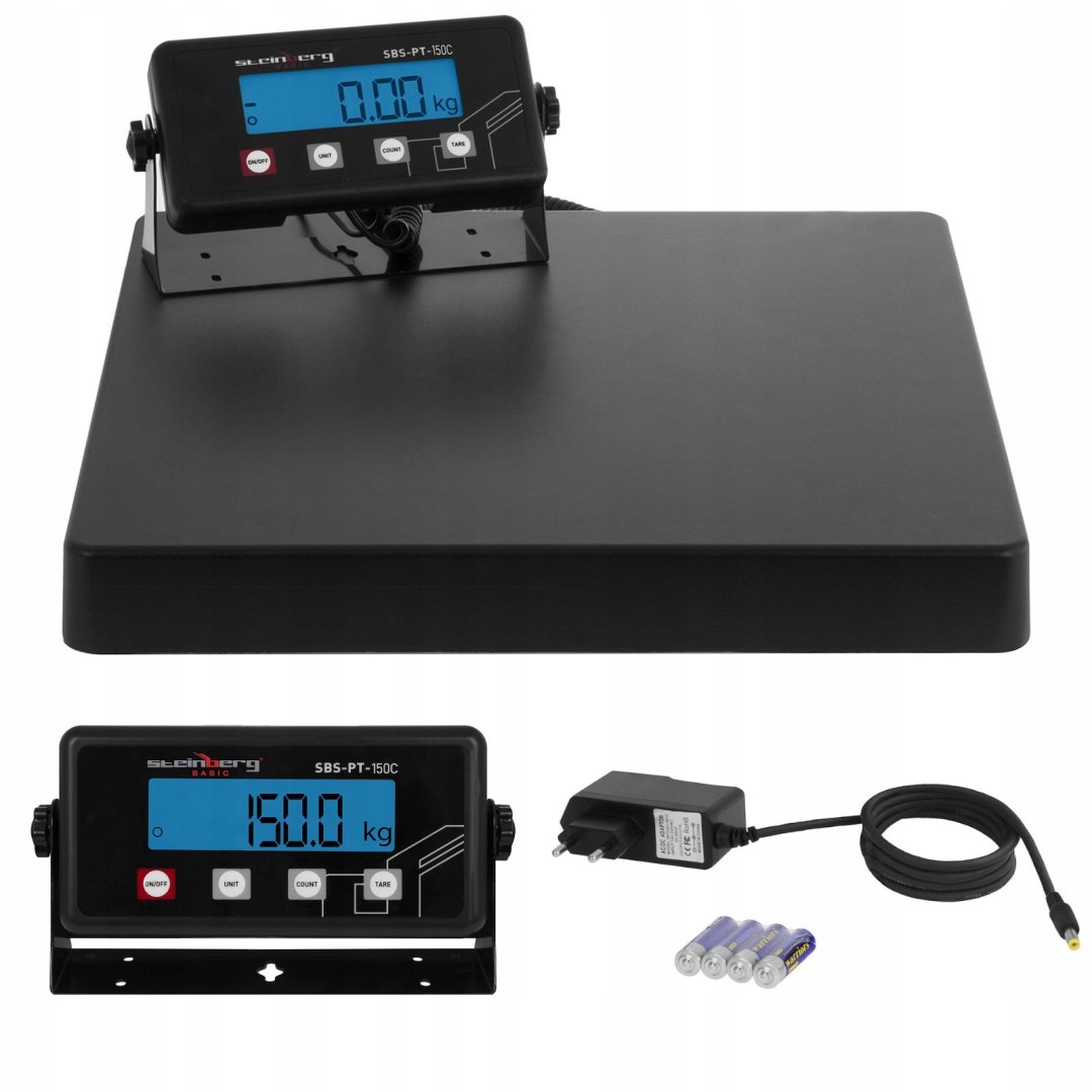 WAGA PRZEMYSŁOWA PACZKOWA POCZTOWA 150KG / 20G LED STEINBERG SYSTEMS SBS-PT