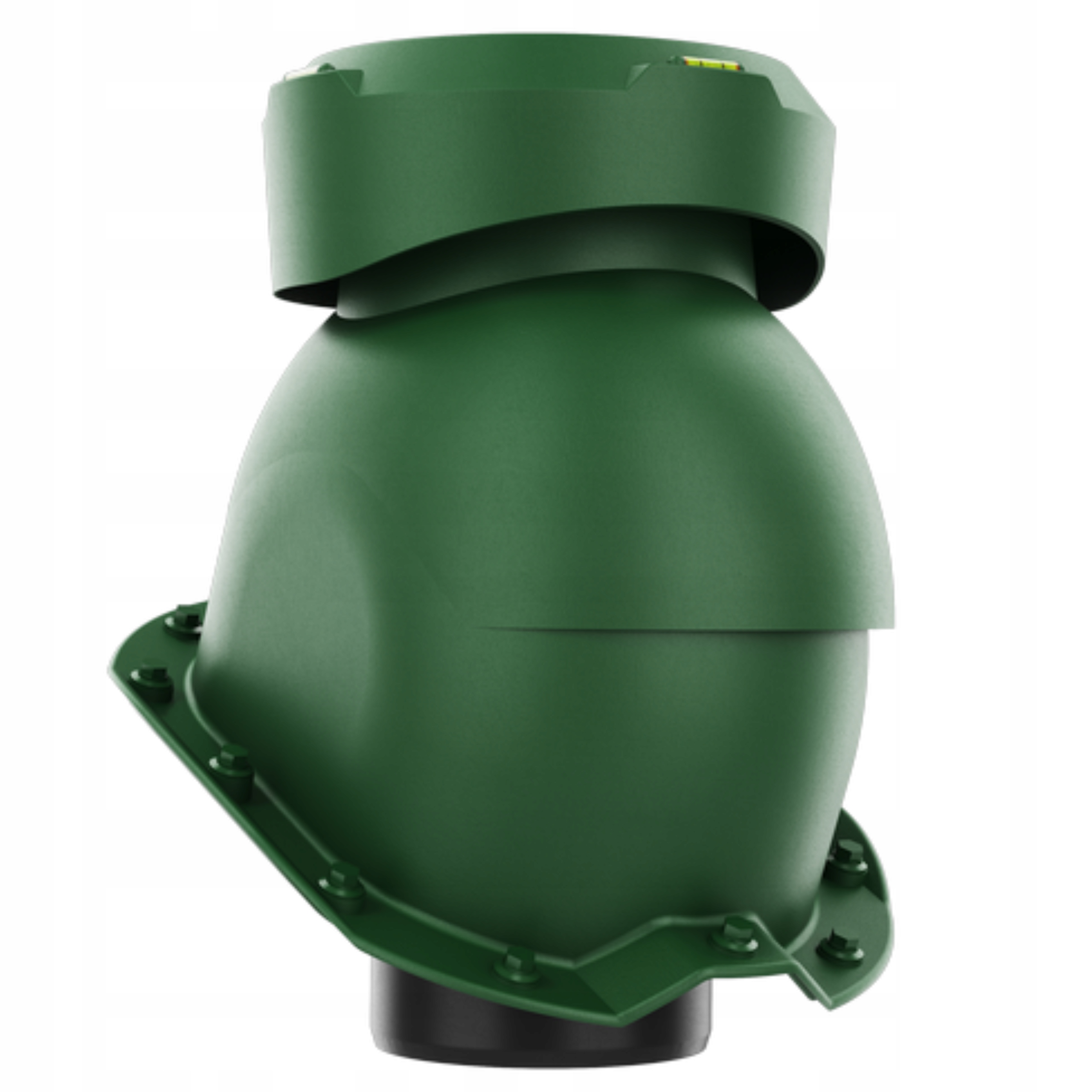 Krbový kanalizační ventilátor fi110 Trapez T18 Zelený Ral 6020