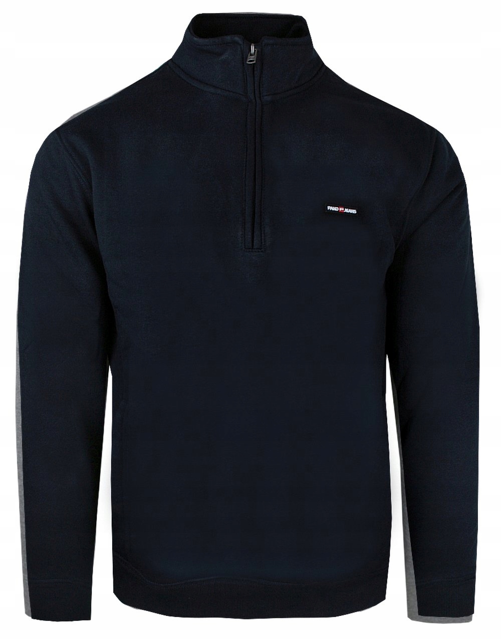 Pohodlná Mikina – Pako Jeans – rozepínací límec – modrá – L