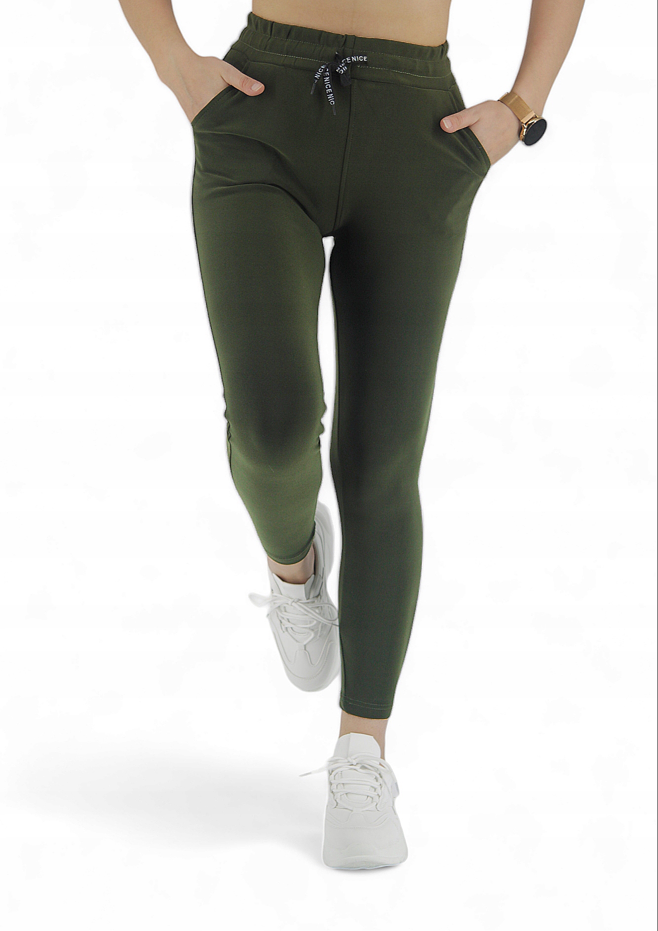 SPODNIE RURKI Elastyczne KC31 Z r.L/XL Marka inna