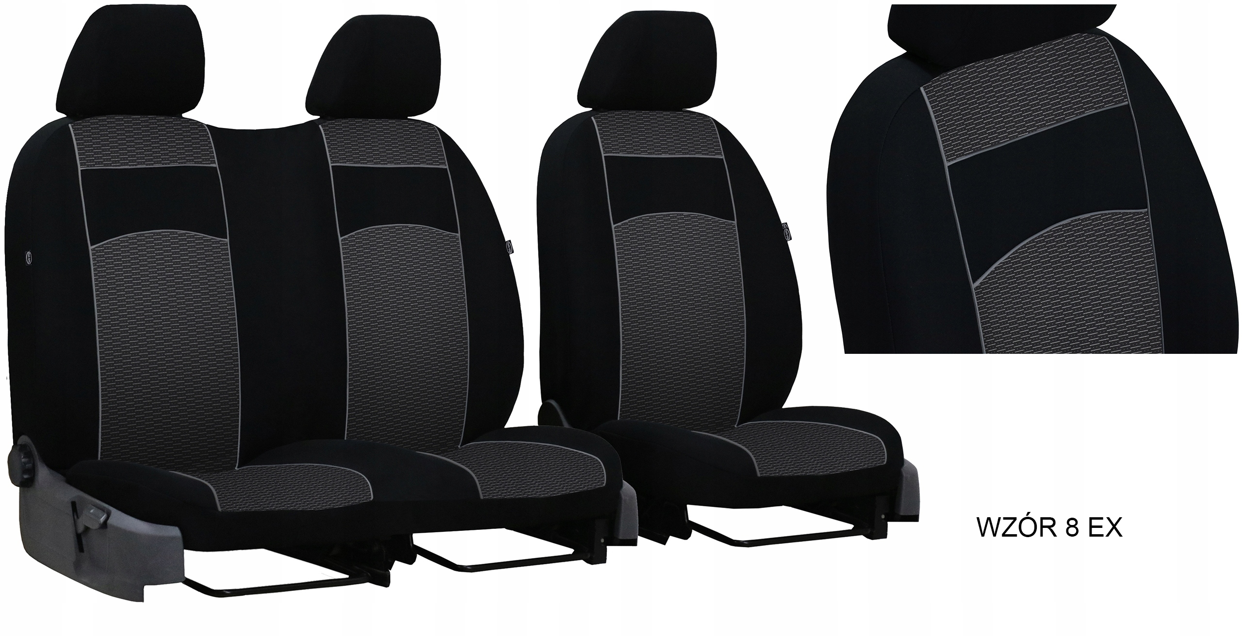 GRUBE POKROWCE MIAROWE VIP BUS FORD TRANSIT 3 2+1 Producent Pok-ter