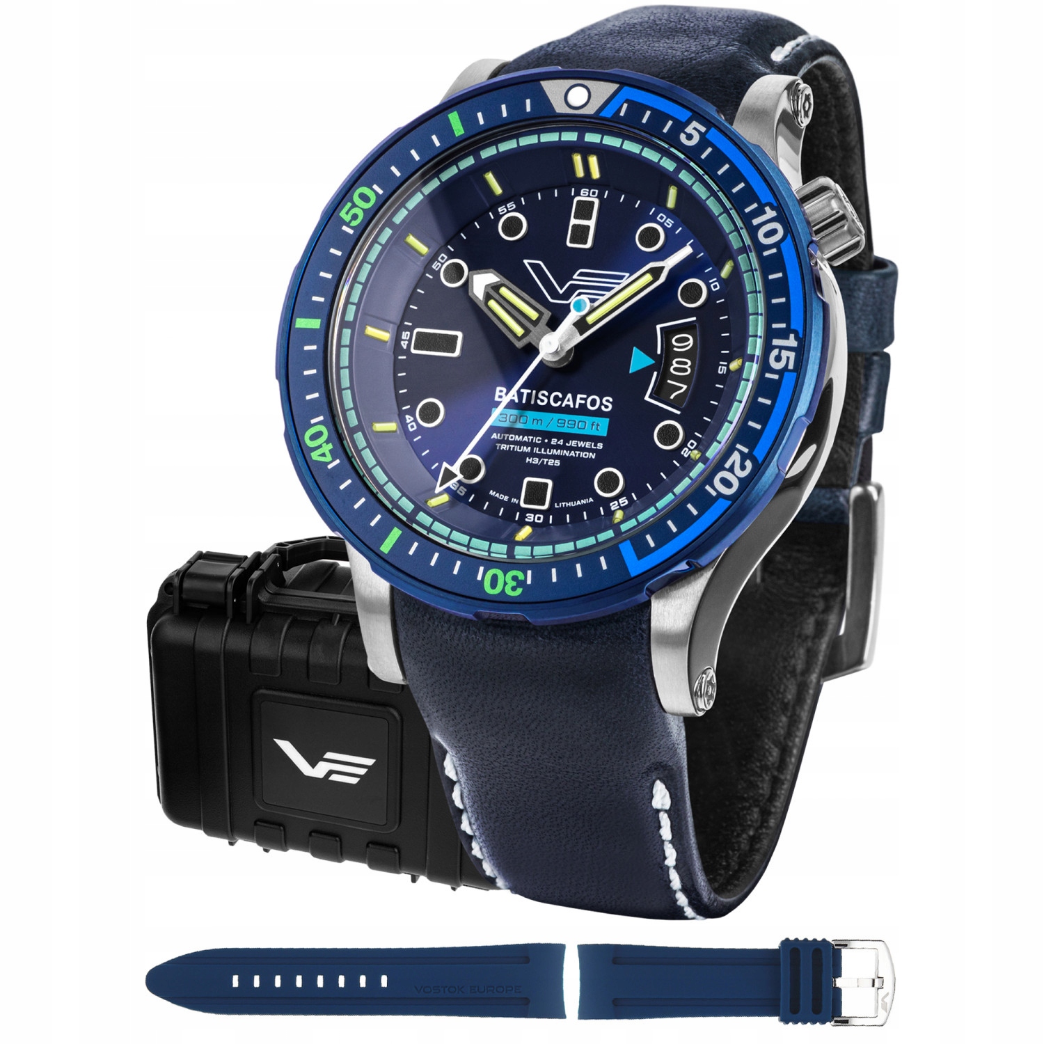 Pánské Hodinky Vostok Europe NH35A-511E768 modrý řemínek