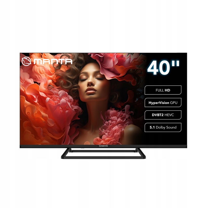 Telewizor Led Manta 40LFV125E 40'' Fhd HyperVision Smart Tv Vidaa
