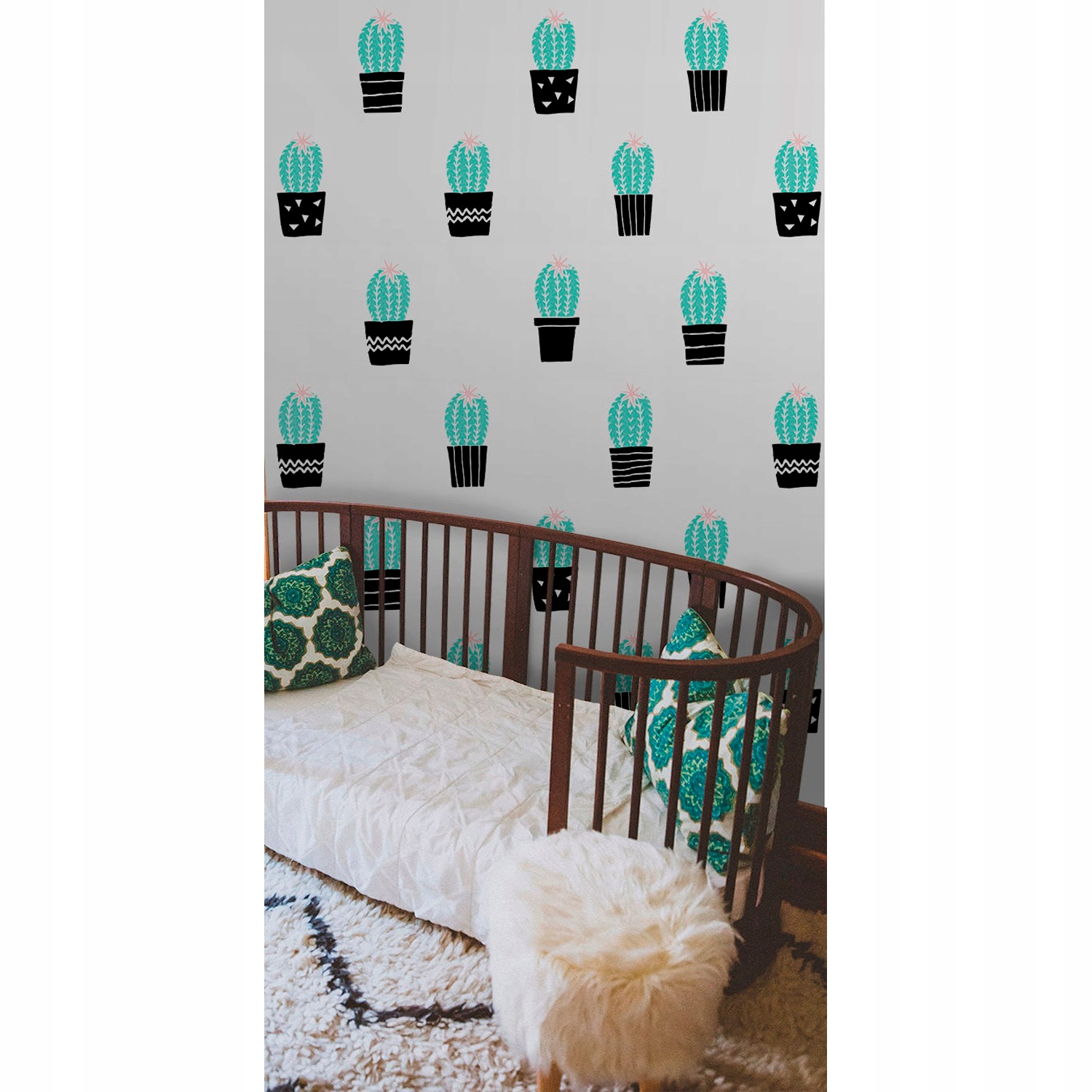 

Fototapeta ścienna Kaktus niebiesko-białe 312x219