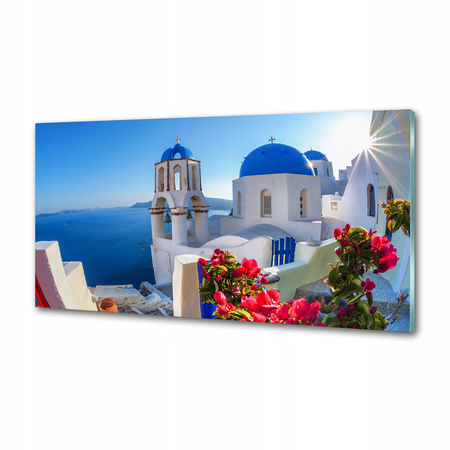 Panel do kuchyne Santorini Grécko 120 x 60 cm Lepidlo