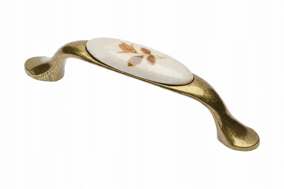 

Uchwyt meblowy Gtv porcelanowy retro 96mm kwiatek