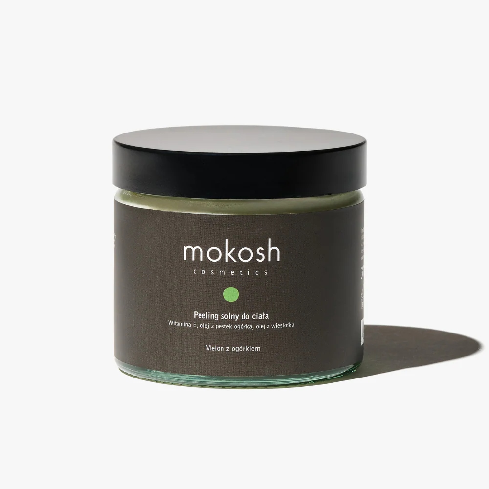 Mokosh Solný tělový peeling Meloun s okurkou 300 g olej z okurky pupalky
