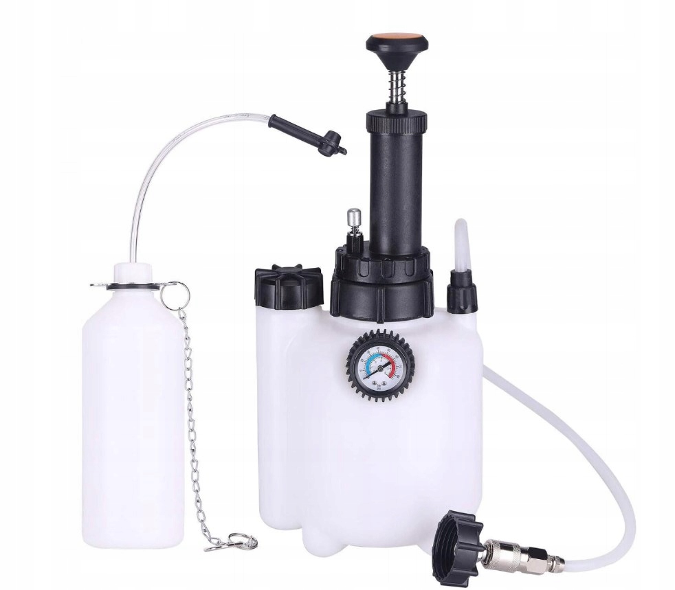 ZESTAW ODPOWIETRZANIA HAMULCÓW WYSYSARKA PŁYNU 3L+ 1L