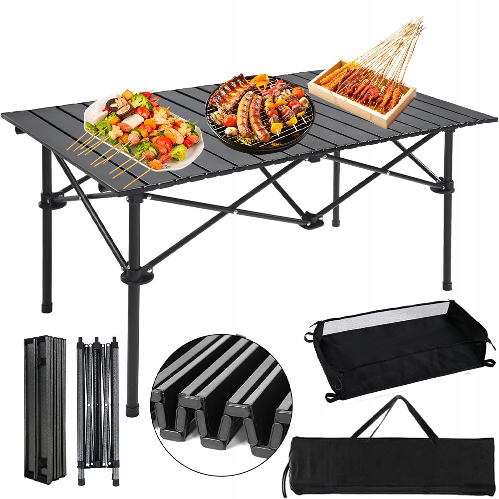 Hliníkový Skládací Turistický Stolek, Nosnost 220 Liber Pro Turistiku