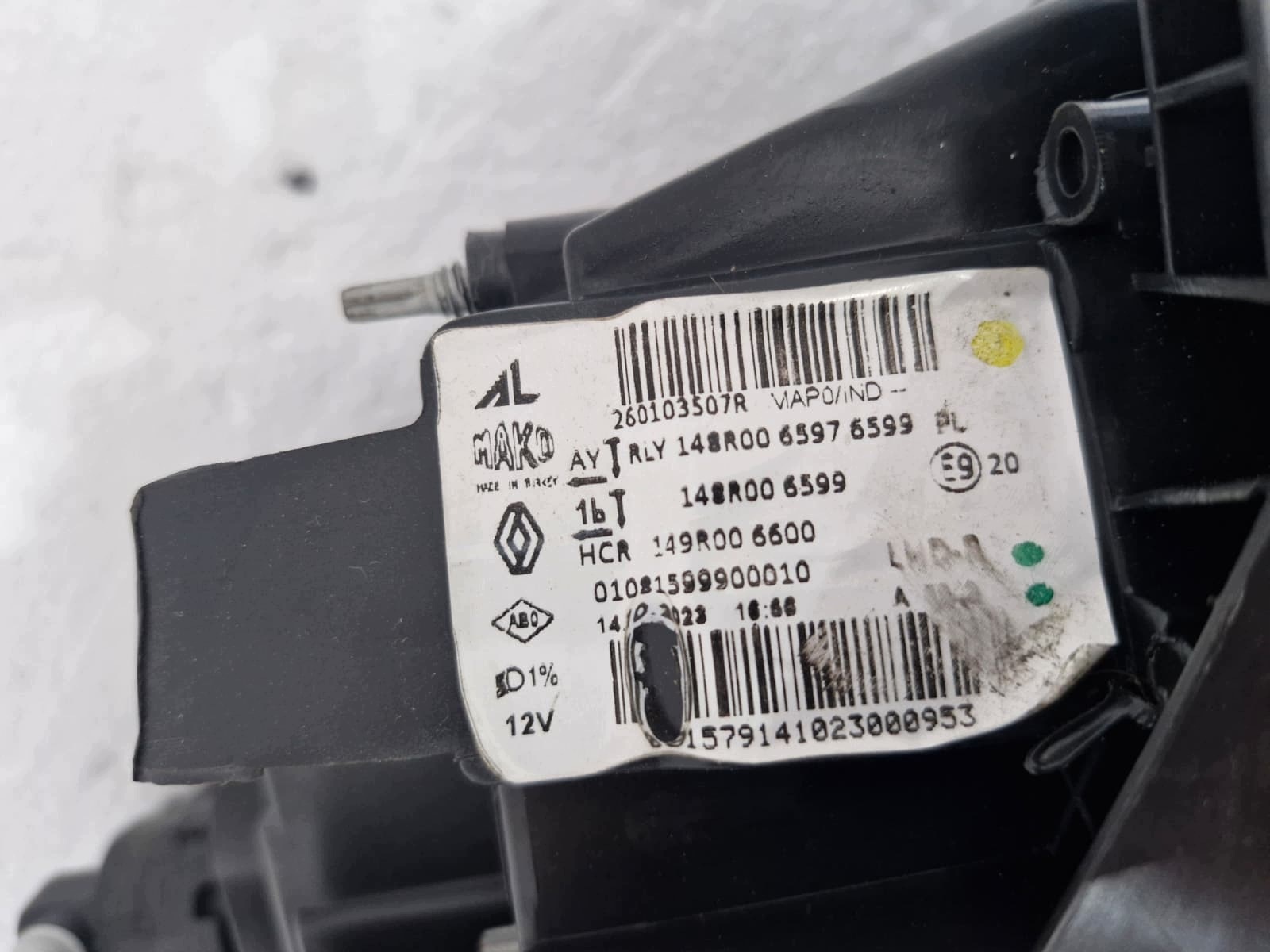 light right Renault Clio 5 LIFT FULL LED