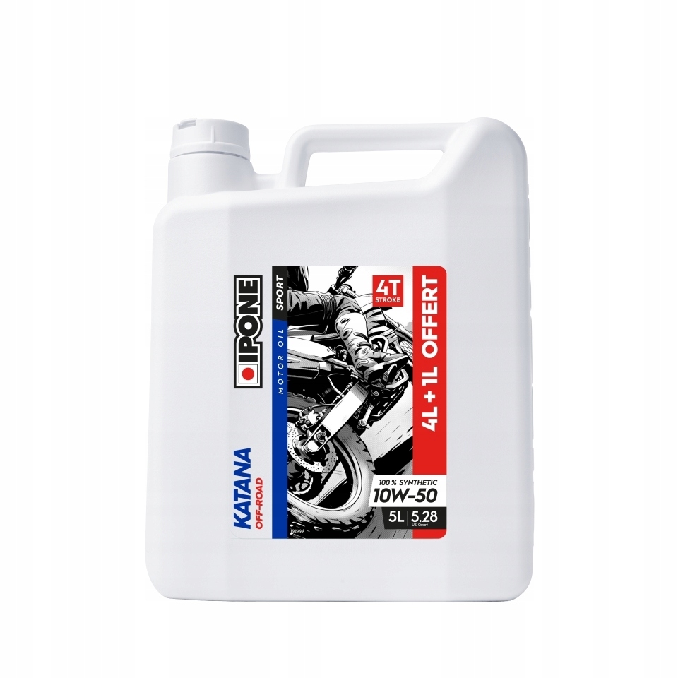 Ipone Katana Off Road 10V50 Motorový Olej 100 % Syntetický 5 L (ester, MA2)