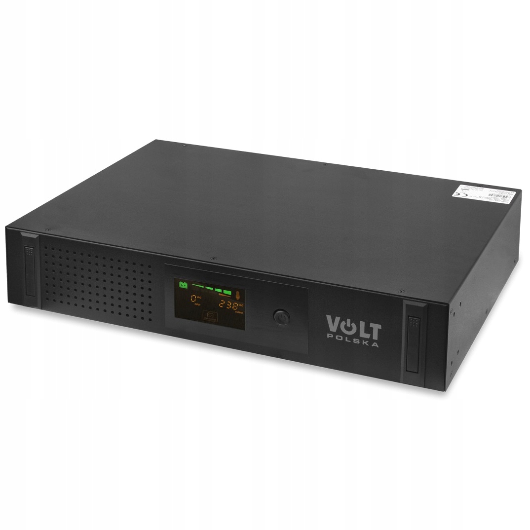 Záložní Zdroj Ups 2000VA 1200W Rack 19 2U Volt Polska Skříň Rack Server