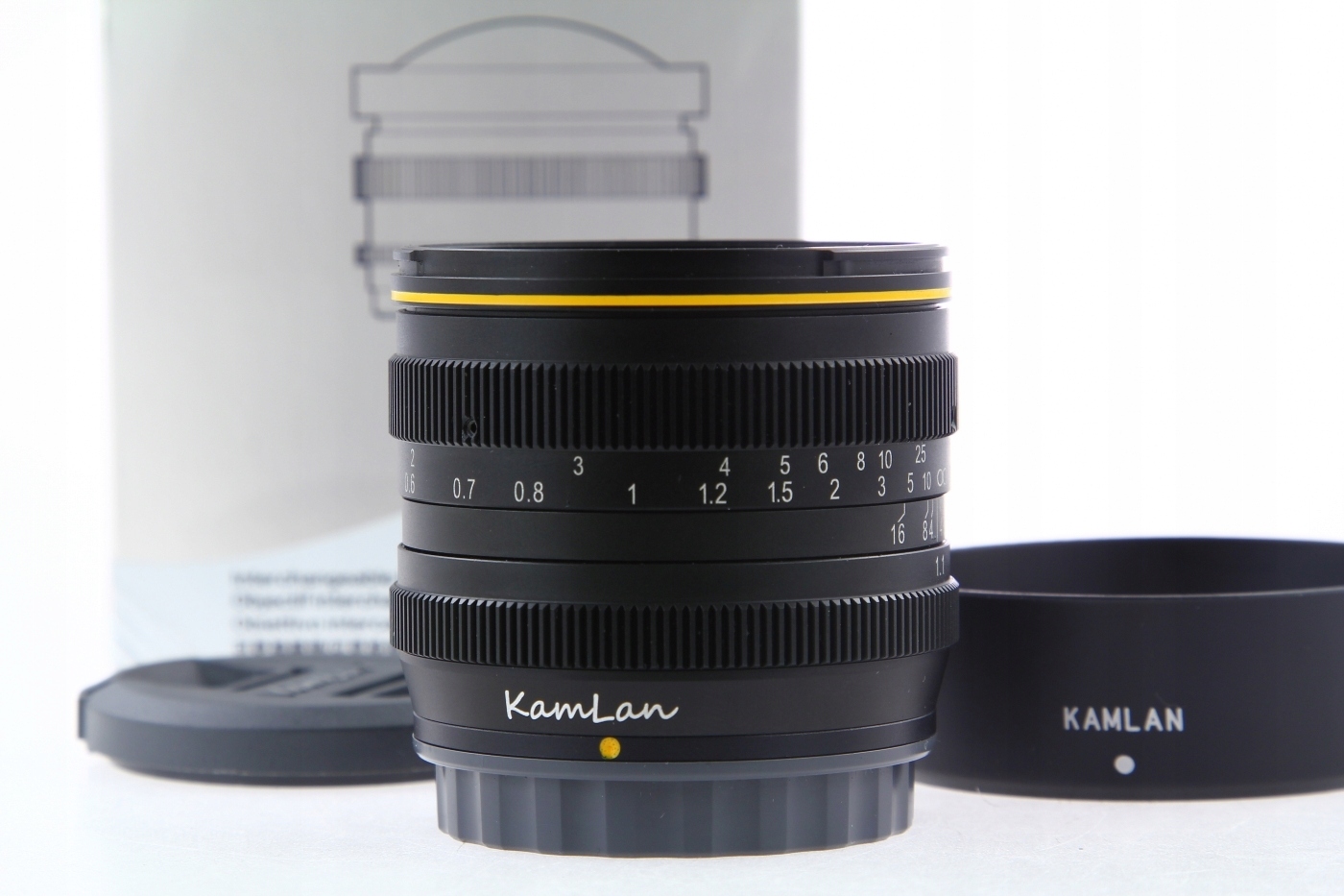 Objektiv KamLan 50 mm F1.1 Micro 4/3 nový