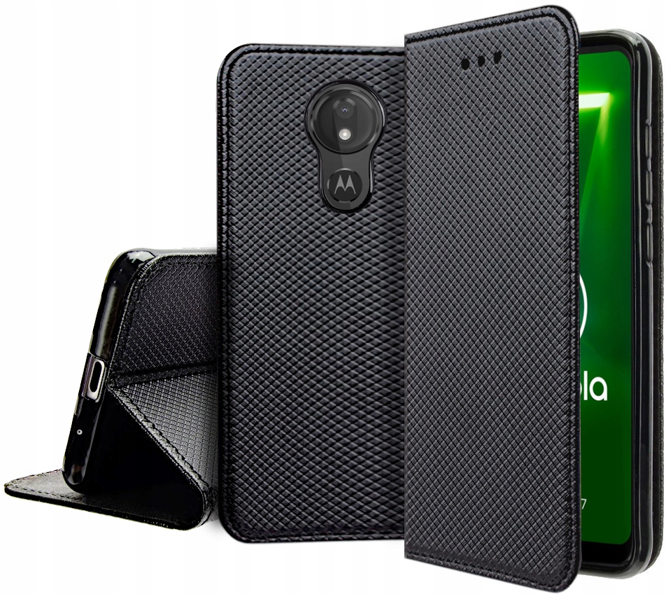 Etui MAGNET + SZKŁO 9H do Motorola Moto G7 Power