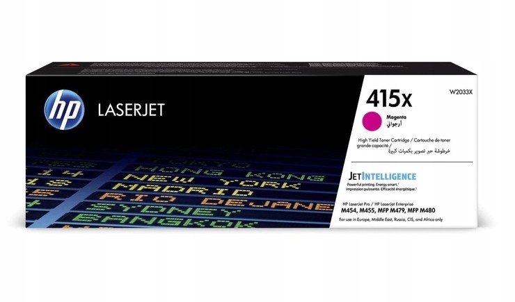 Toner Hp 415X W2033X 6 tisíc Magenta Červený Originál M455 M454 M479 M480