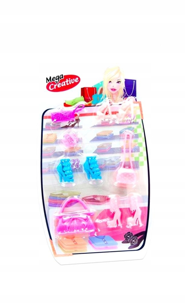 ZESTAW BUCIKI I AKCESORIA DLA LALEK. MEGA CREATI..