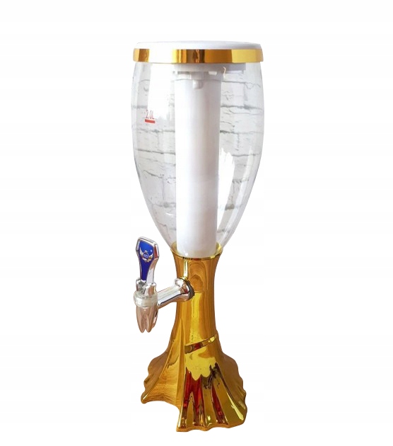 Podsvícený dávkovač nápojů, objem 2 l, model Babylonská věž