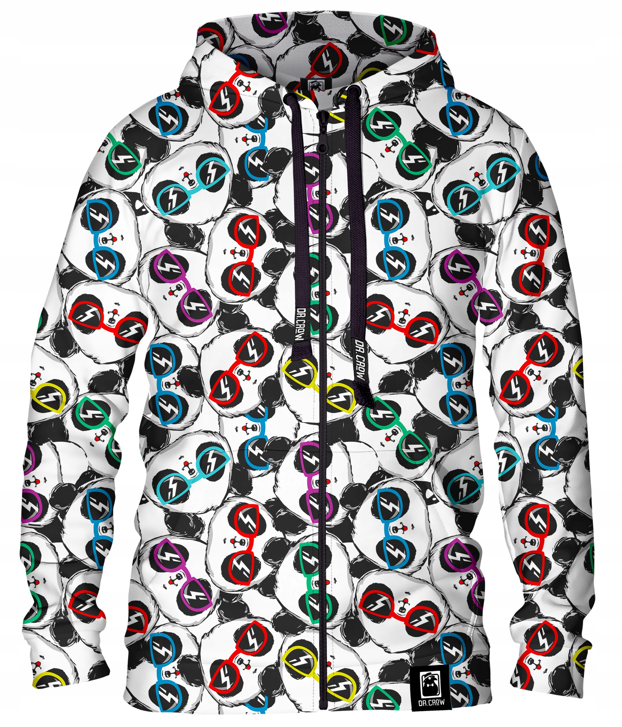 

Męska Bluza Rozpinana Dr.crow Pandas Glasses 4XL