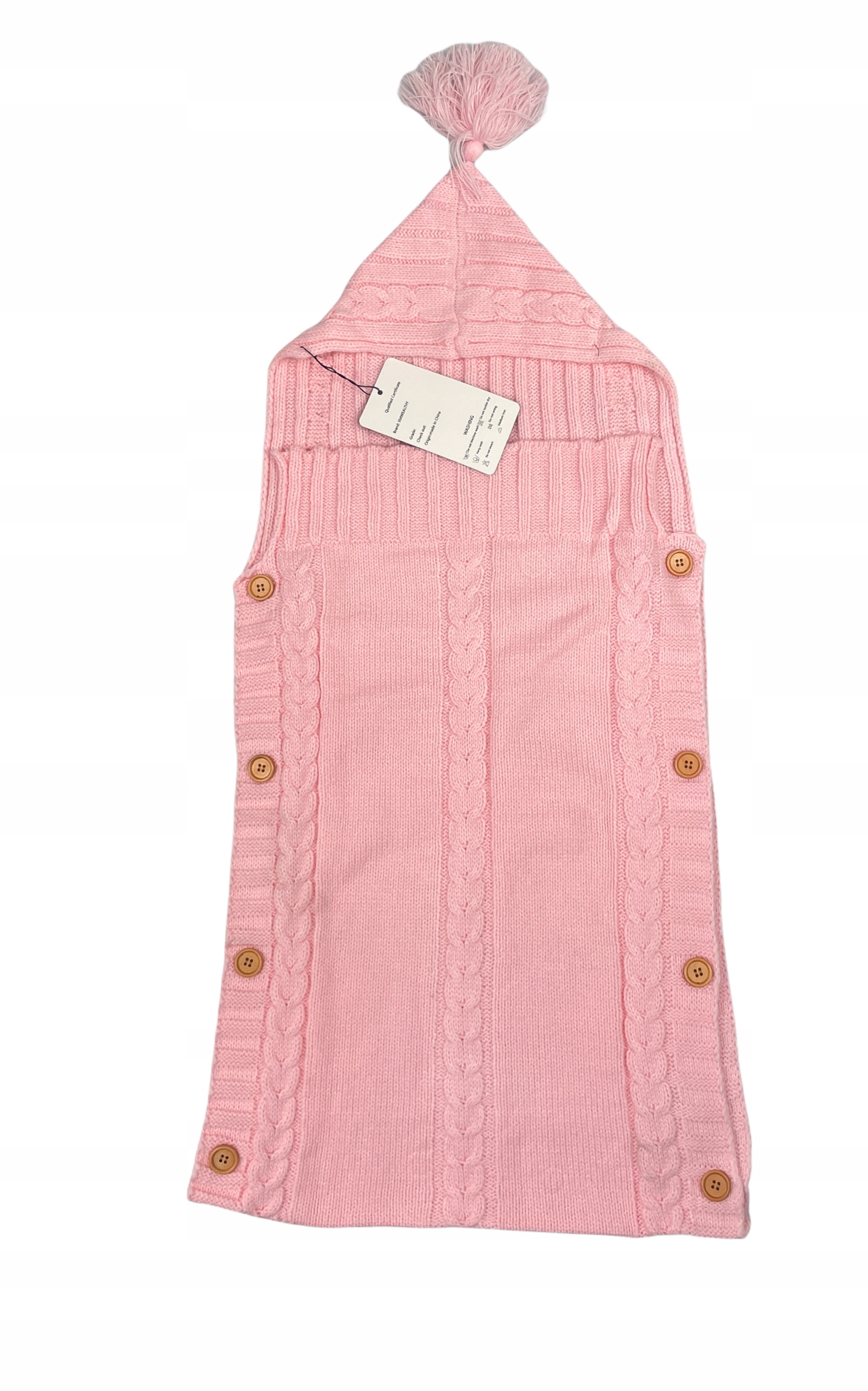 Różowy becik dla dziewczynki XMWEALTHY 0+