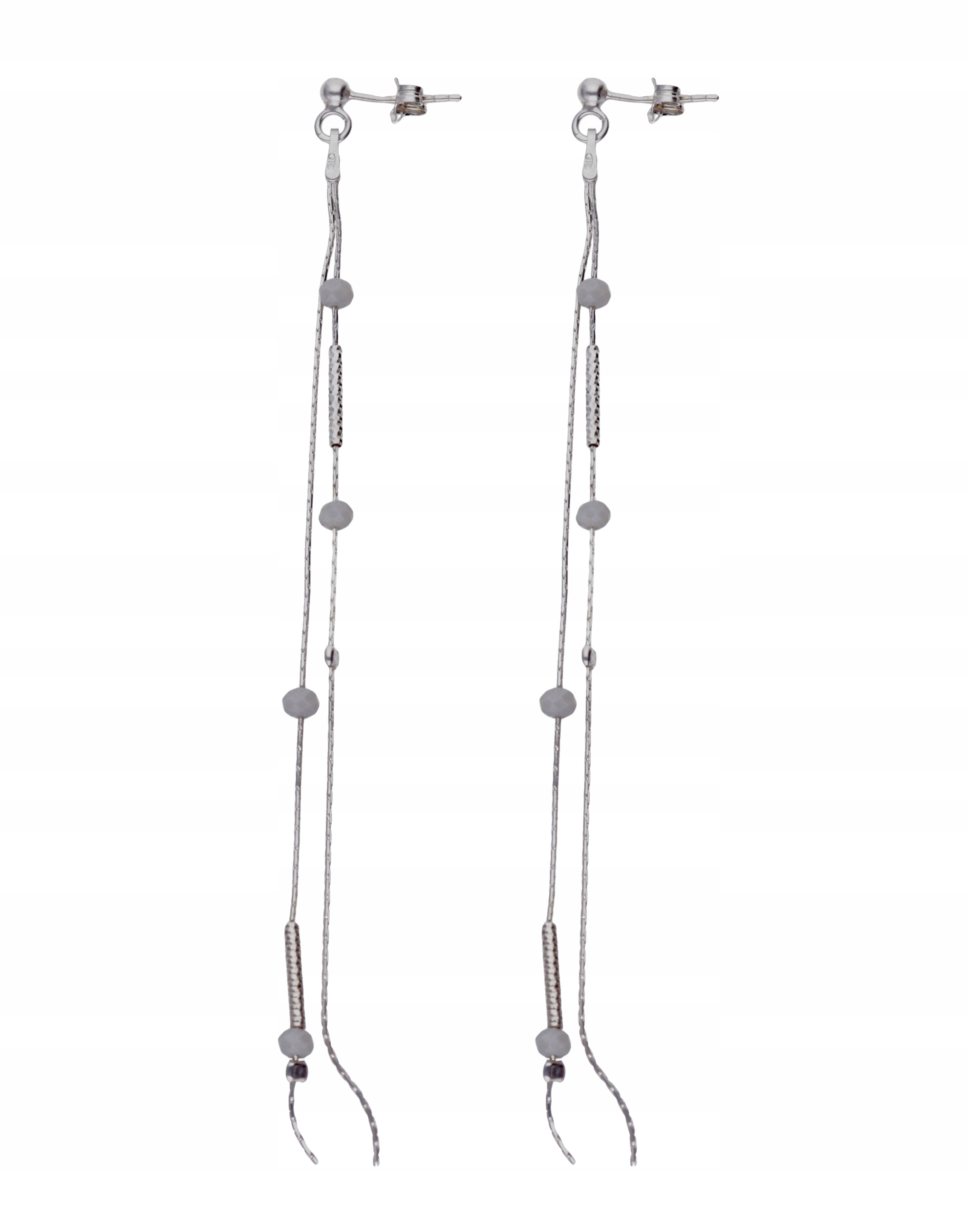 Stříbrné náušnice Ag 925 rhodiované K0600