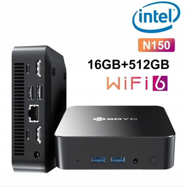 ミニPC SOYO M4 Pro N150 16GB 512GB S19f0d6d7f9ae40fa9cf74b1eaf604