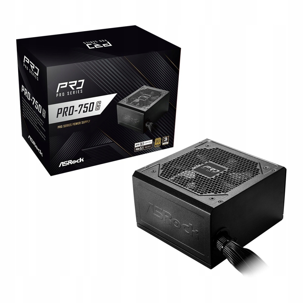 Napájací zdroj ASRock PRO-750G 750W 80 Plus Gold