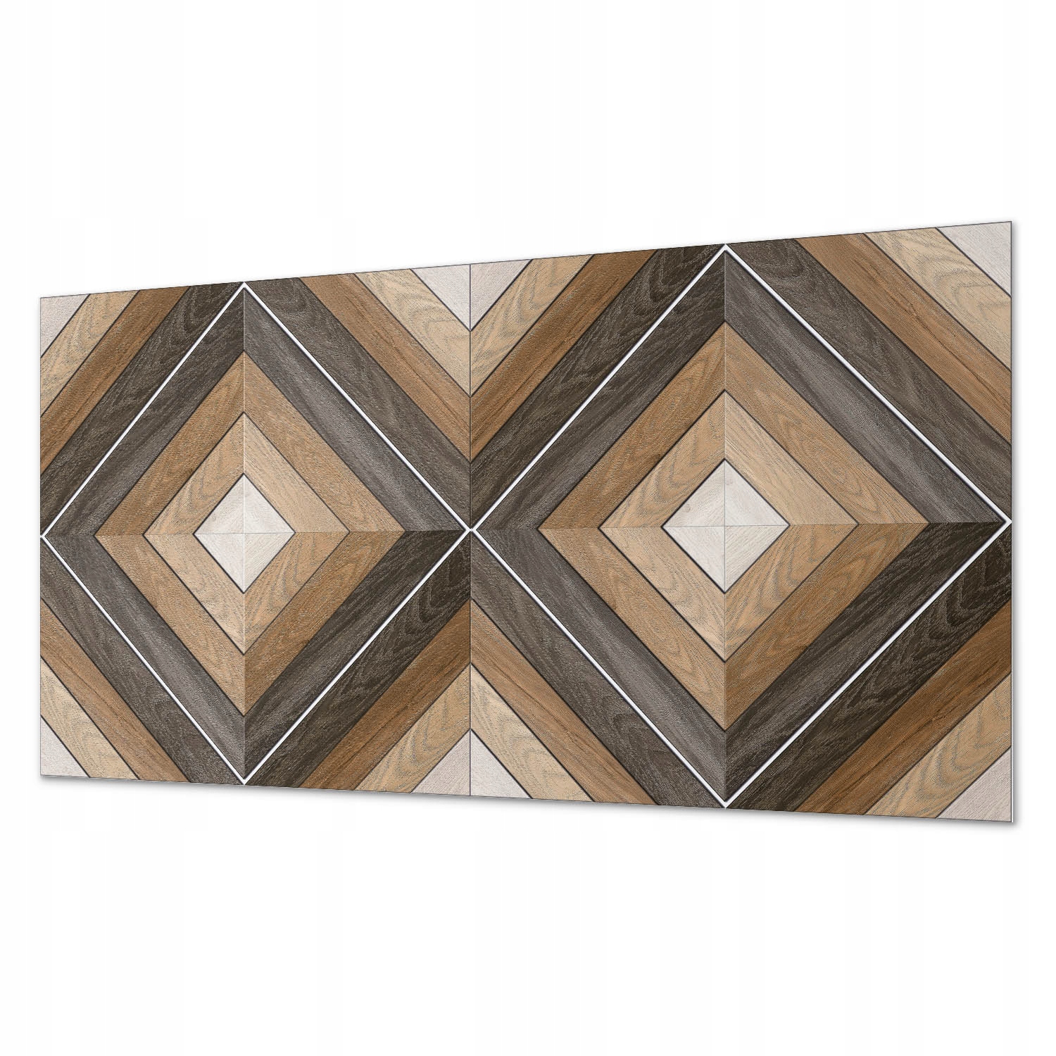 Vinylový podlahový panel Štýlové kosoštvorce v geometrickom tvare 120 x 60 cm