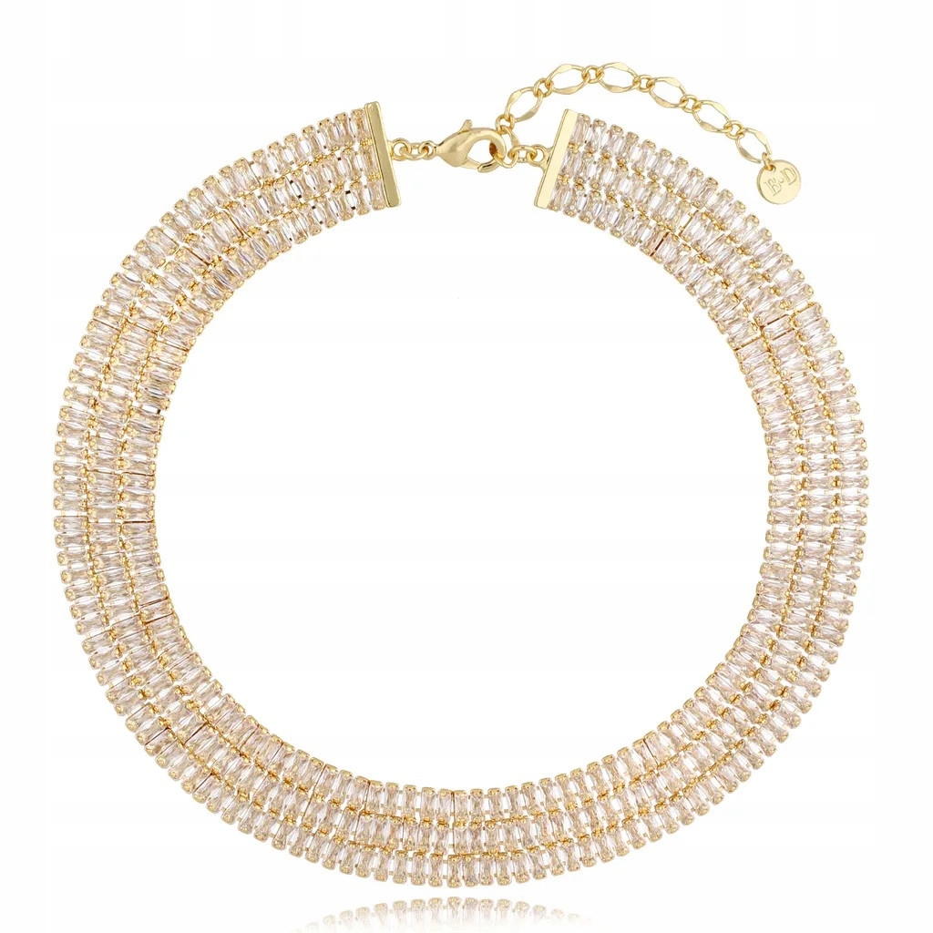 Dámský zlatý náhrdelník By Dziubeka 47 cm