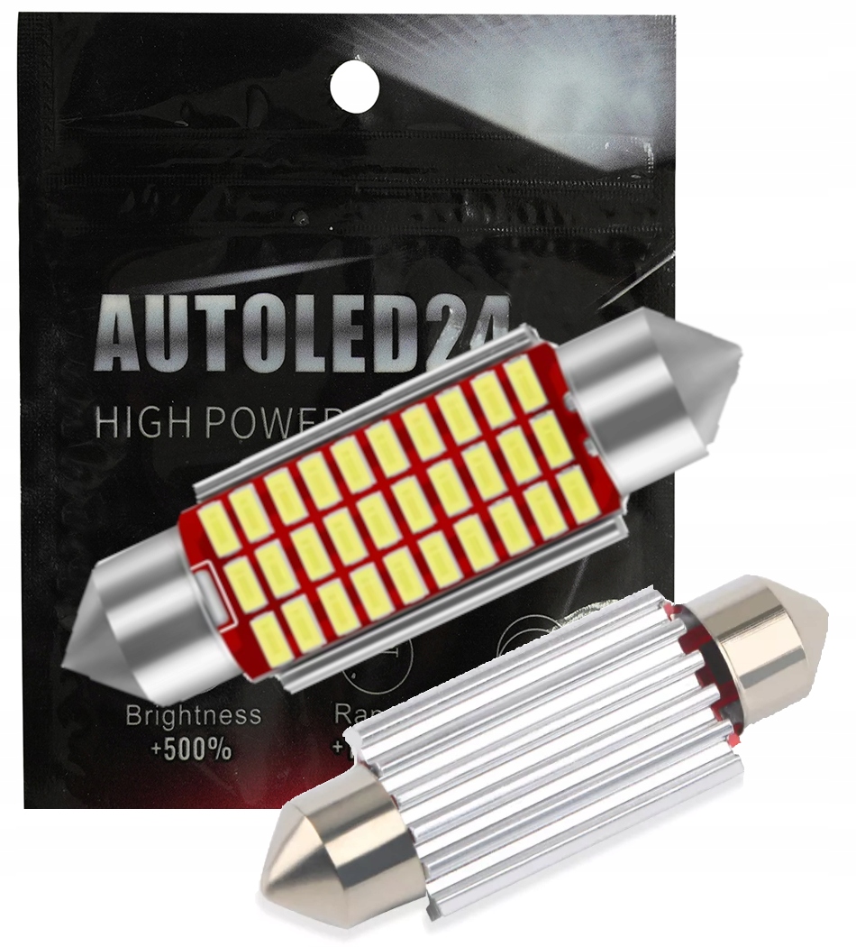 Żarówka 30 Led 3014 Smd Rurka 39mm Retrify Ultra Maxx Moc C5W C10W Canbus